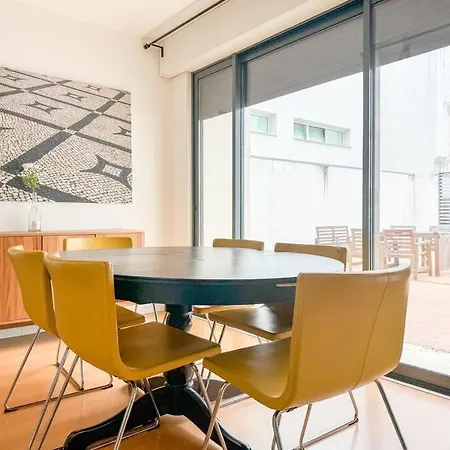 Sonhos With Large Terrace Apartman Lisboa